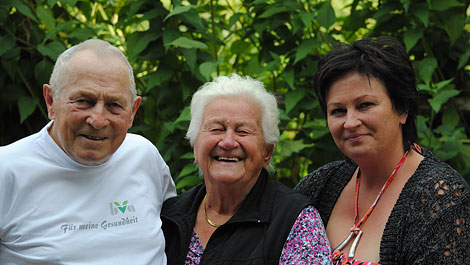 Hans, Helma und Elke Schörghofer